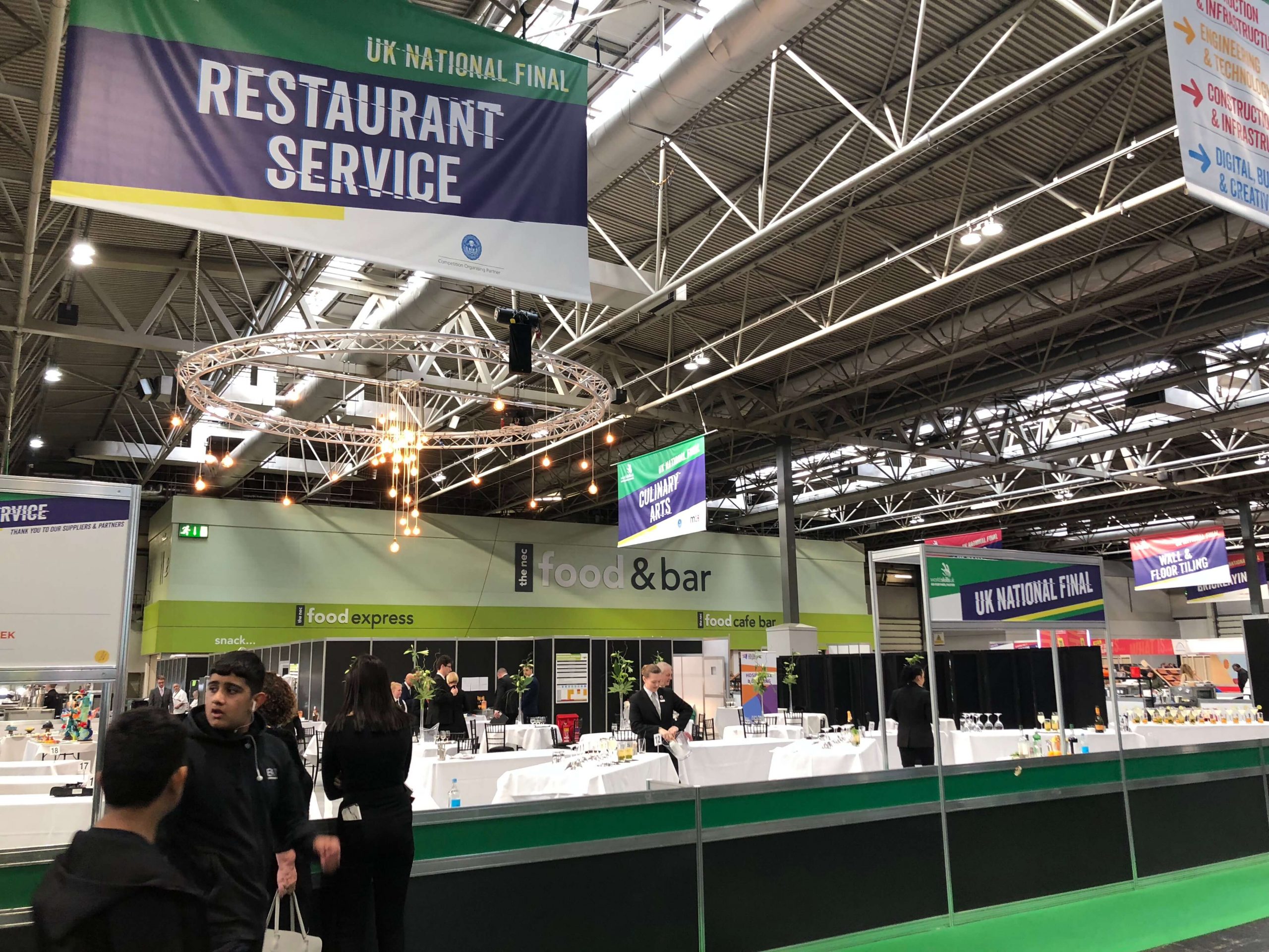 UKCC Mystery Basket Chef Competition at WorldSkills UK 2018, held at the NEC Birmingham